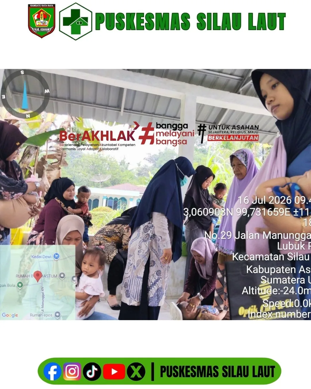 Dokumentasi Kegiatan Posyandu Mawar Dusun 2/7 Desa Lubuk Palas 🌸