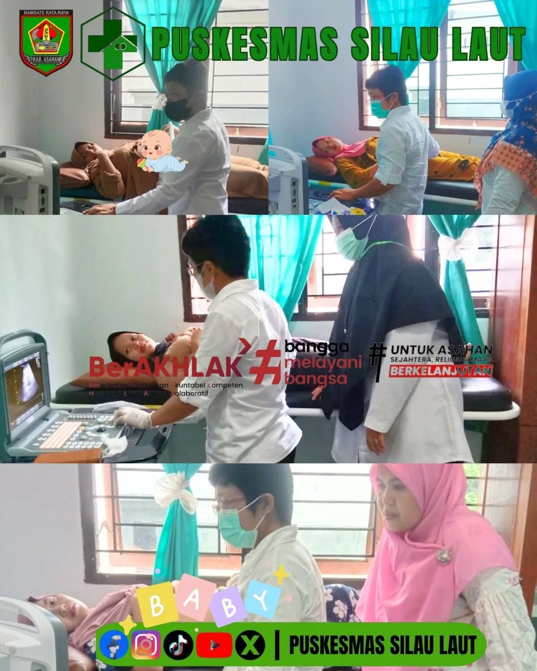 🌸 Kini Pemeriksaan USG Terbatas untuk Ibu Hamil Tersedia di Puskesmas Silau Laut! 🤰