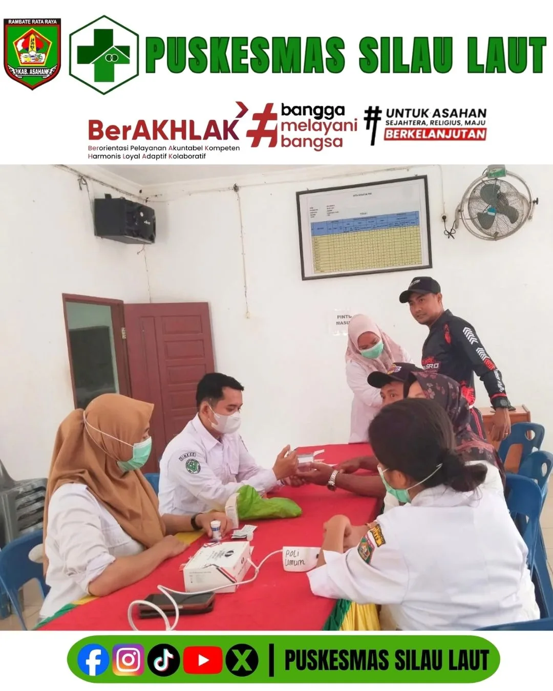 CKG – Cek Kesehatan Gratis di Balai Desa Silo Bonto
